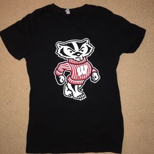 Wisconsin Badgers Scoop Neck Short Sleeve T-Shirt